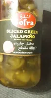 Sliced green jalapeños