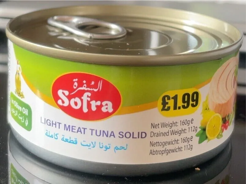 Light meat tuna sold