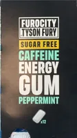 Sugar Free Caffine Energy Gum Peppermint