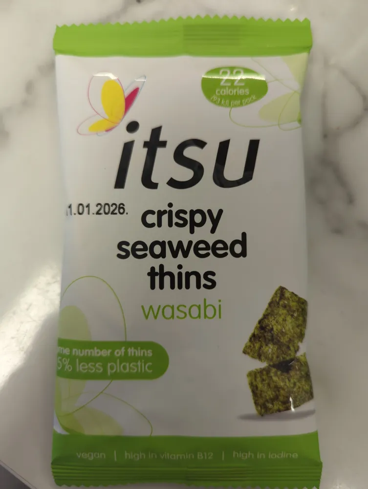 Crispy seeweed wasabi