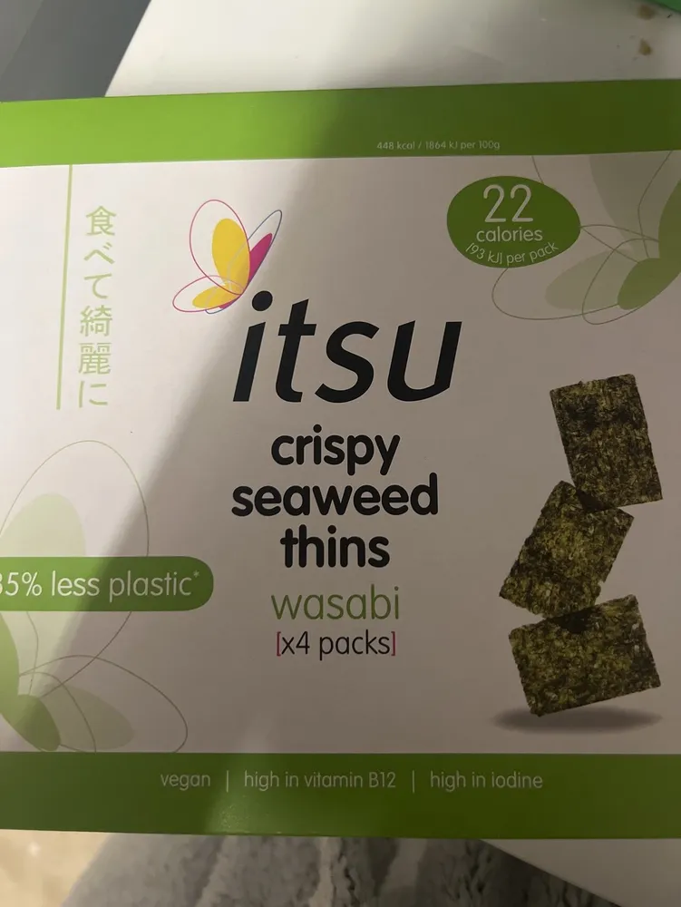 Crispy Seaweed Thins Wasabi