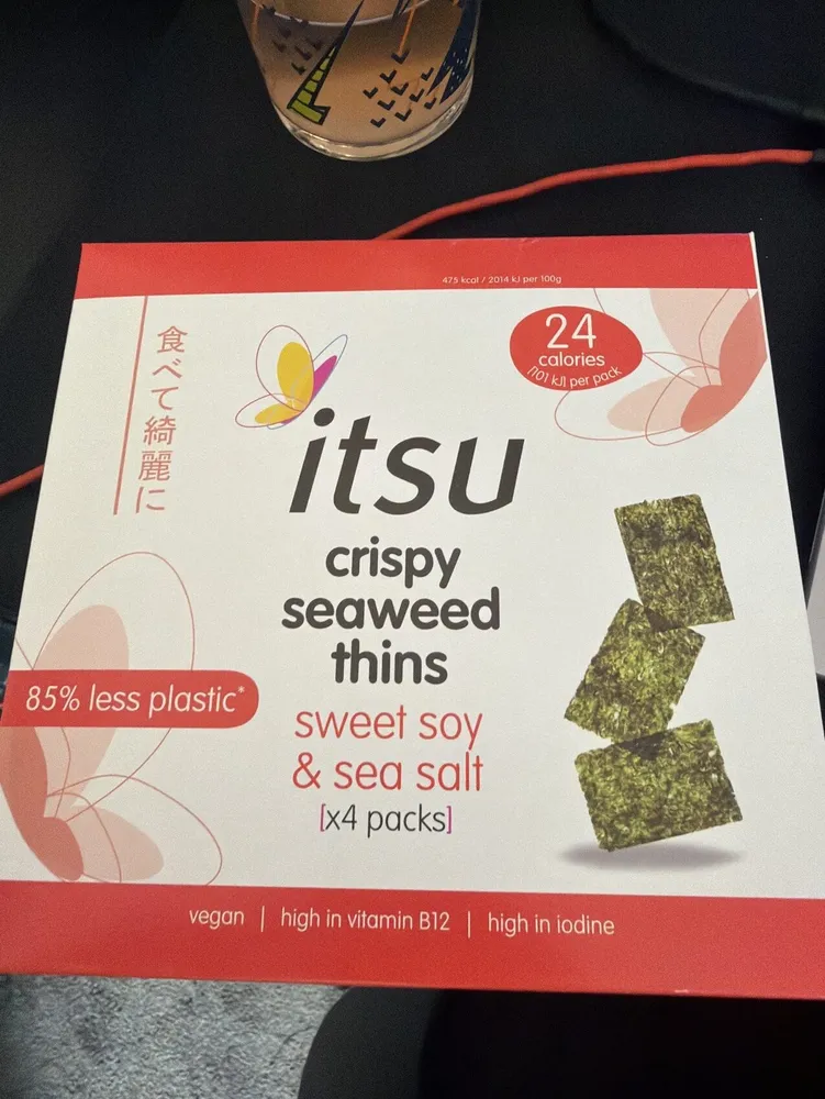 食べて綺麗に 475/2014 x 100 itsu crispy seaweed thins sw