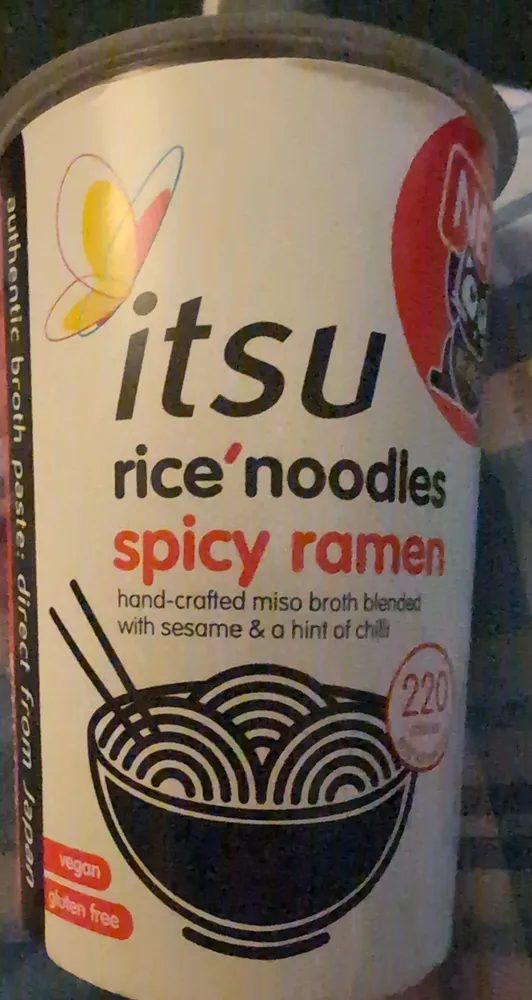 itsu rice noodles spicy ramen