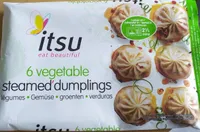 6 raviolis à la vapeur aux légumes