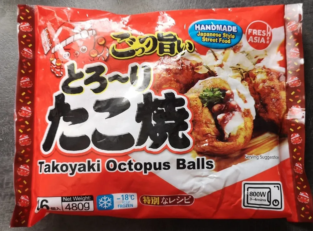 Takoyaki octopus balls