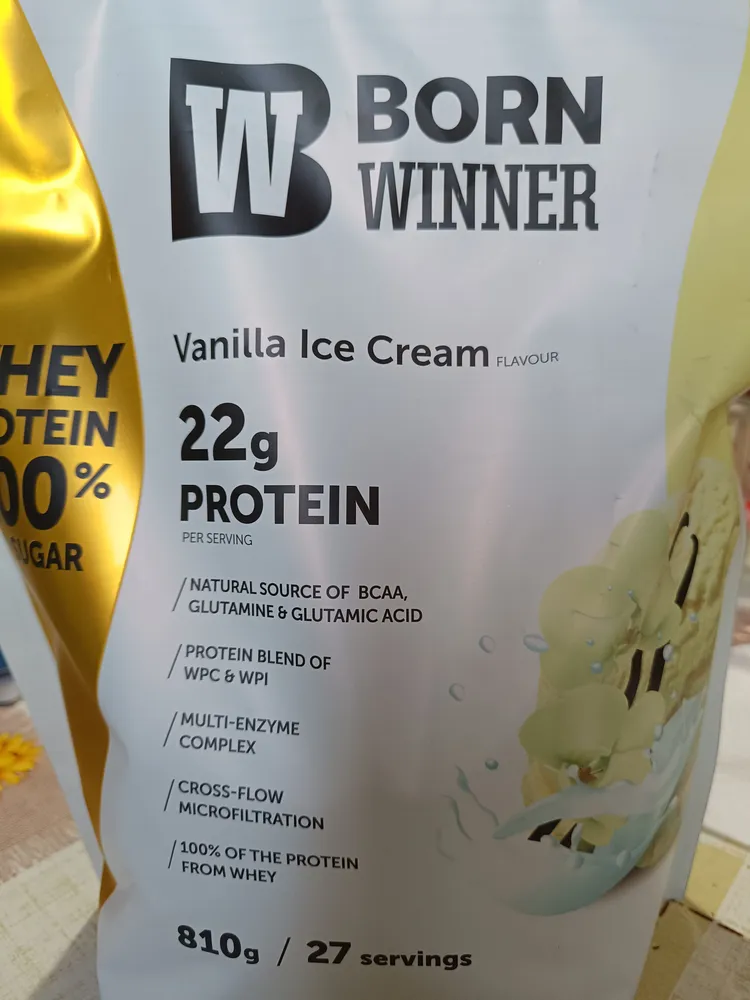 Born Winner Whey Protein - Vanilla Ice Cream