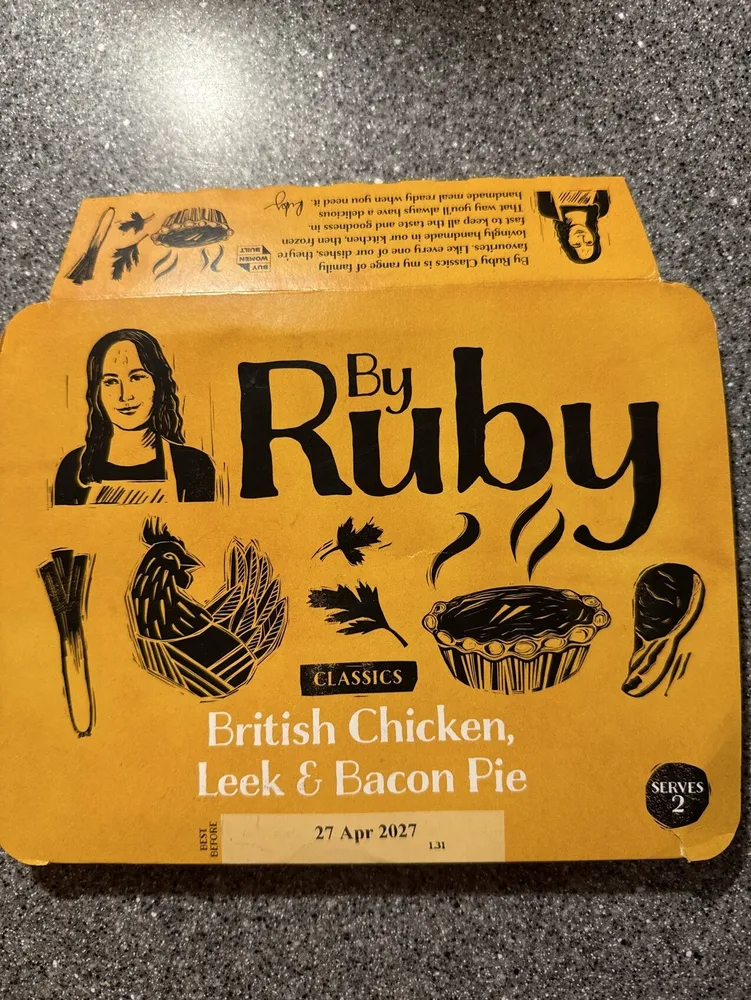 British Chicken, Leek & Bacon Pie