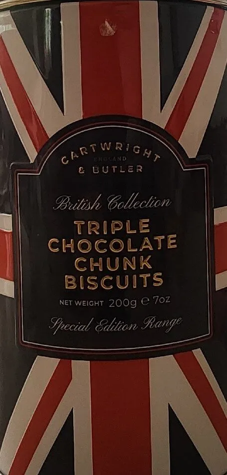 Triple chocolate chunk biscuit