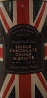 Triple chocolate chunk biscuit
