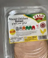 Sliced chicken breast