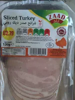 sliced turkey