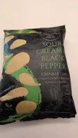 Sour Cream And Black Pepper Crinkle Cut Crisps