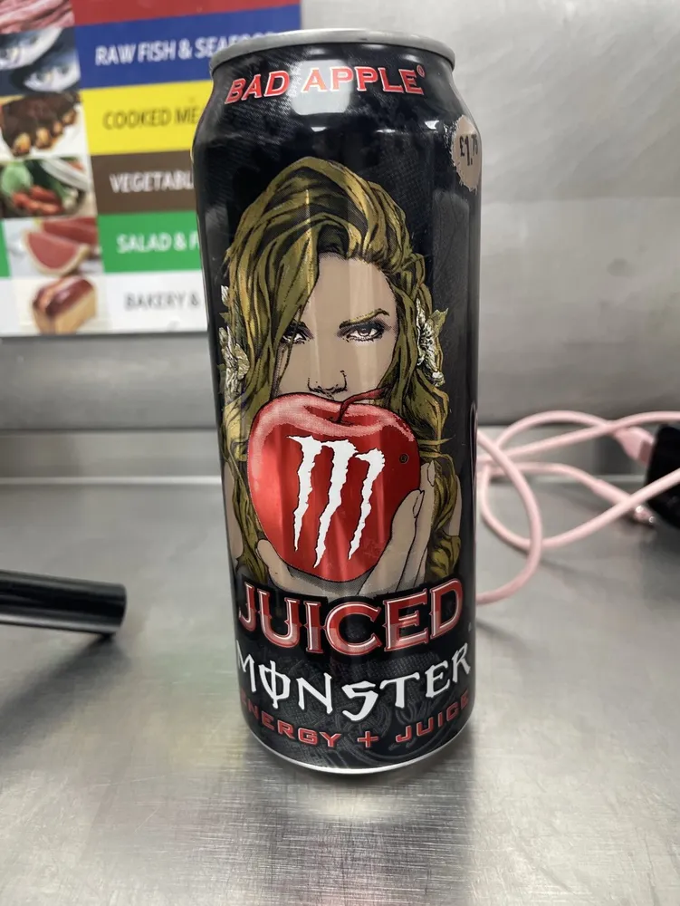 Monster bad apple energy drink