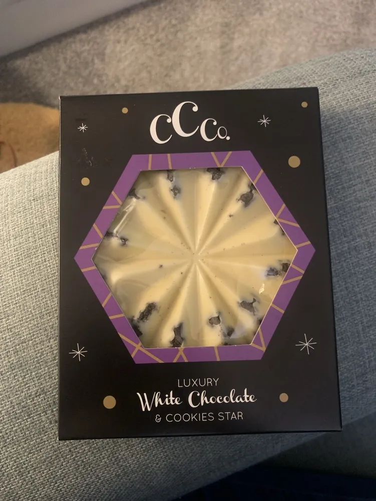 White Chocolate & Cookies Star