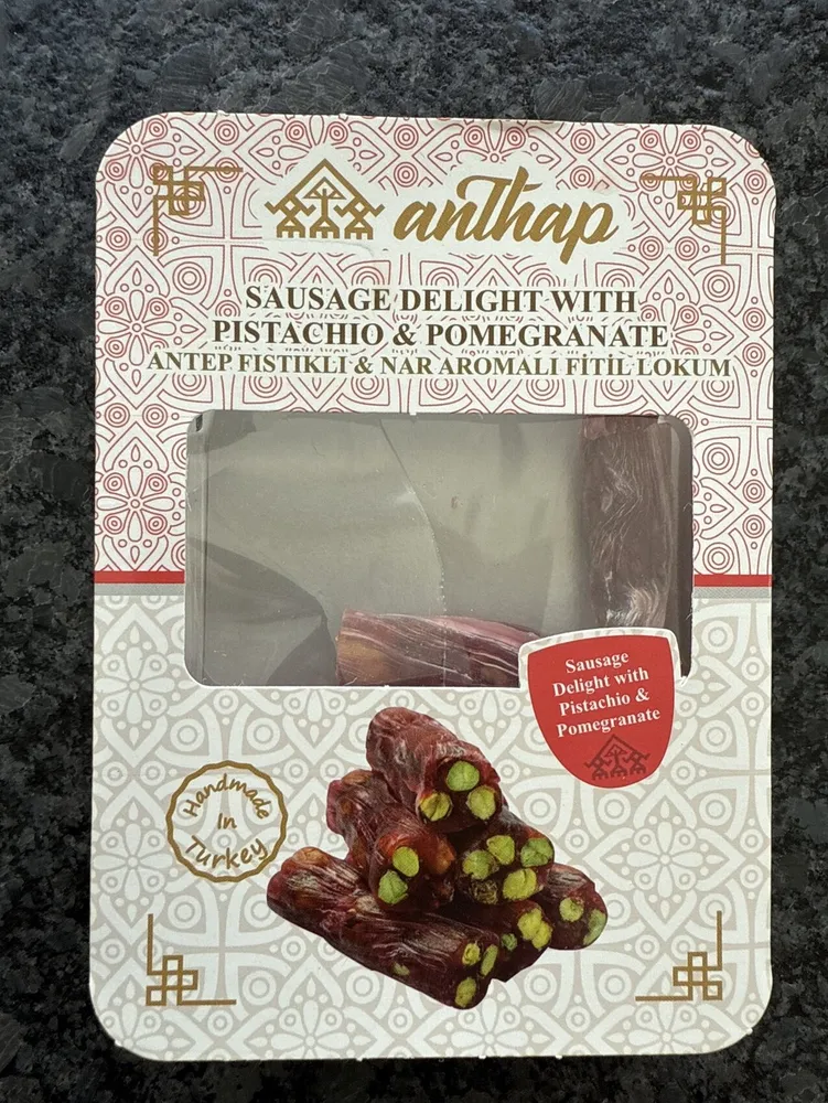 Sausage Delight with Pistachio and Pomegranate