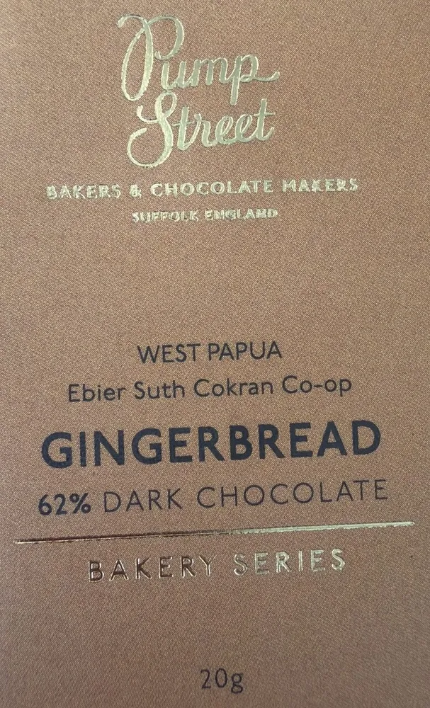 Gingerbread Dark Chocolate 62%