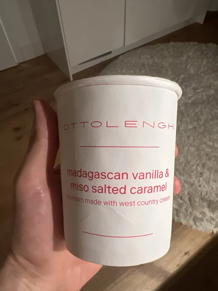 Vanilla & Miso Salted Caramel Ice Cream