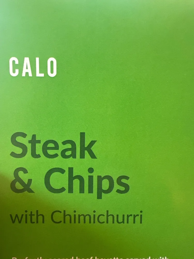 Steak & Chips with Chimichurri