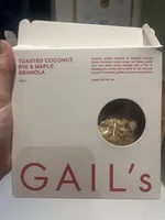 Gail’s Toasted Coconut, Rye And Maple Granola