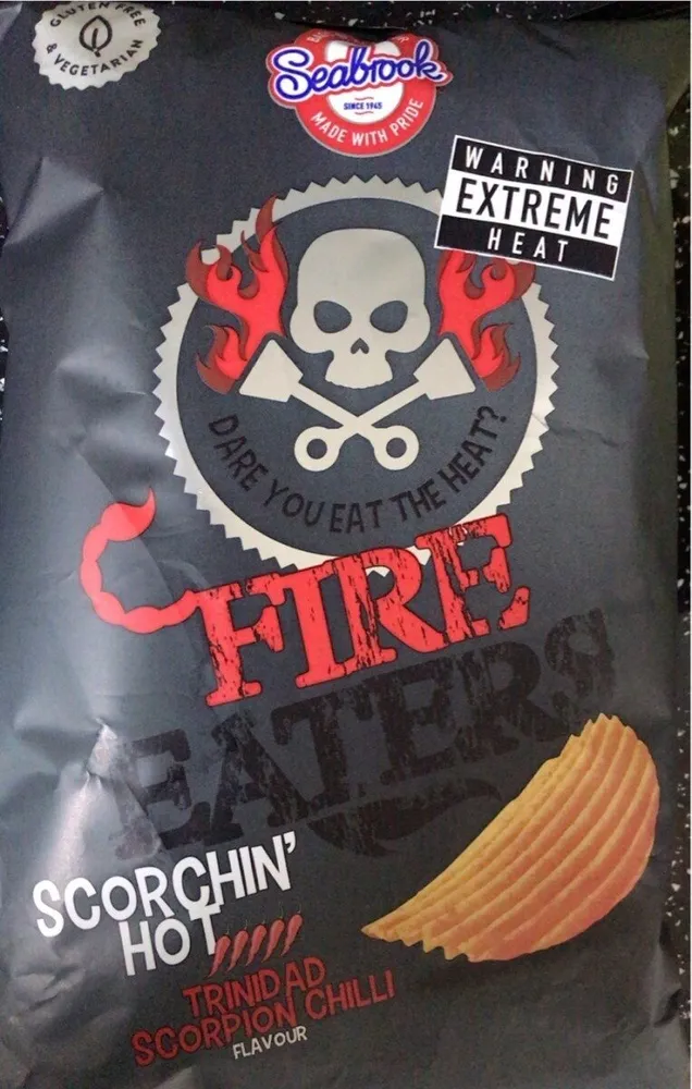 Seabrook scorchin hot trinidad chilli crisp