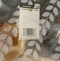 4 large hot cross bun