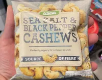 Sea salt & black pepper cashews