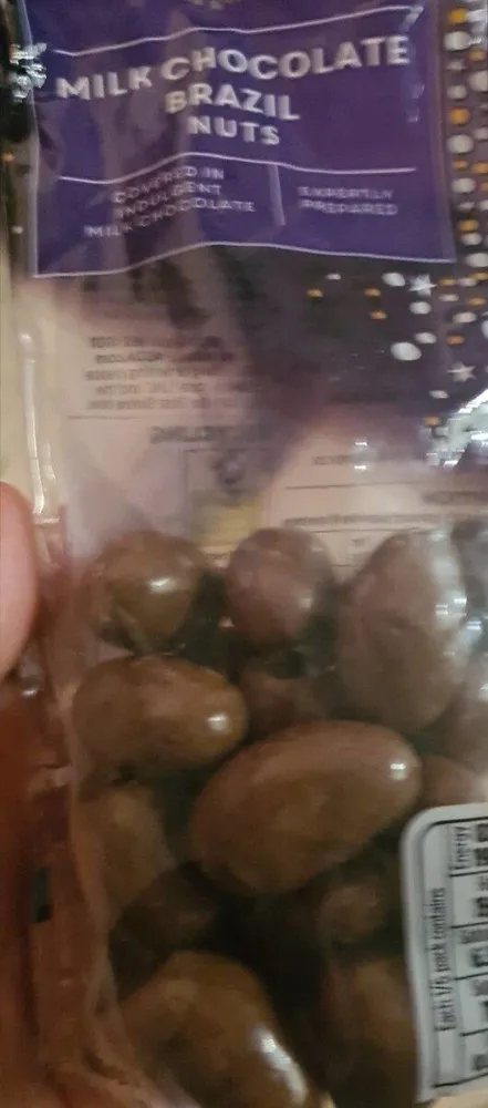 milk chocolate brazil nuts