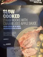Slow Cooked 2 Ham Hocks with Caramelised Apple Sauce