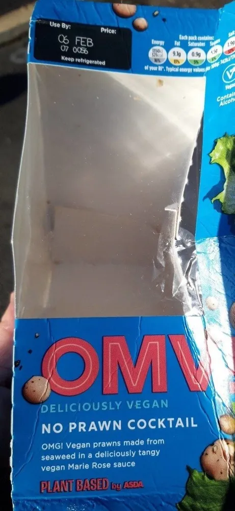 Omv! No prawn cocktail sandwich