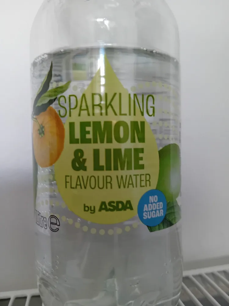 Sparkling lemon and lime flavored water