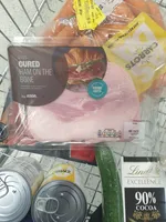 Sliced Cured Ham on the bone