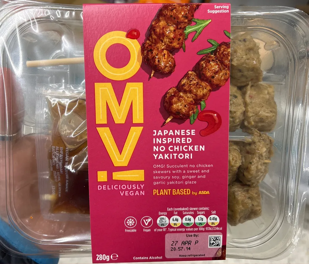 Japanese inspired no chicken yakatori