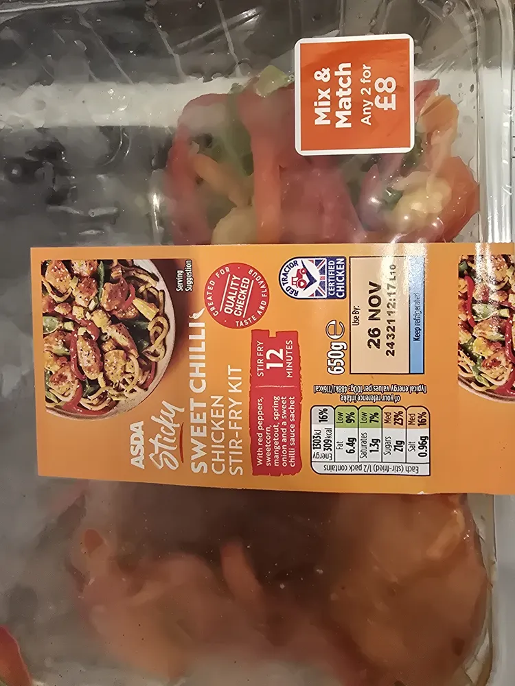 Sweet Chilli Chicken Stir Fry Kit