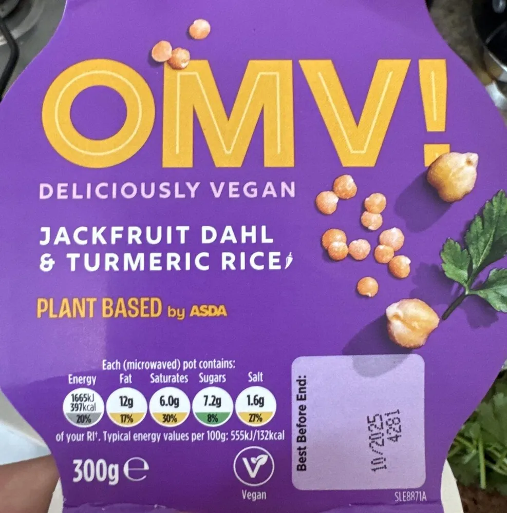 JACKFRUIT DAHL AND TURMERIC RICE