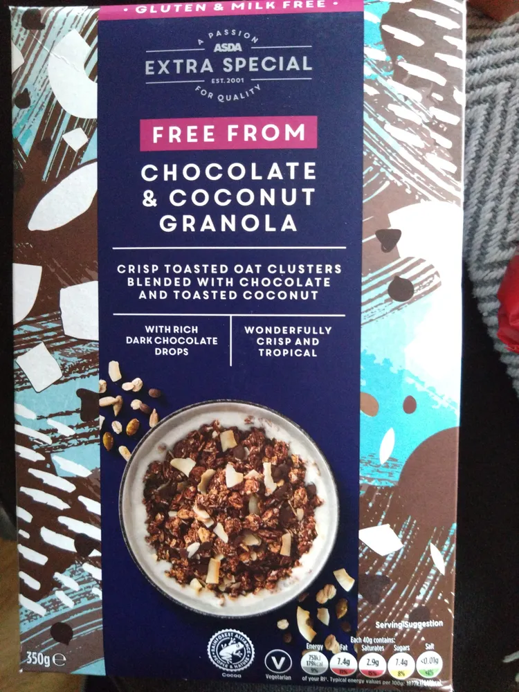 Free From Chocolate & Coconut Granola