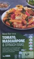 Tomato, Mascarpone & Spanich Bake