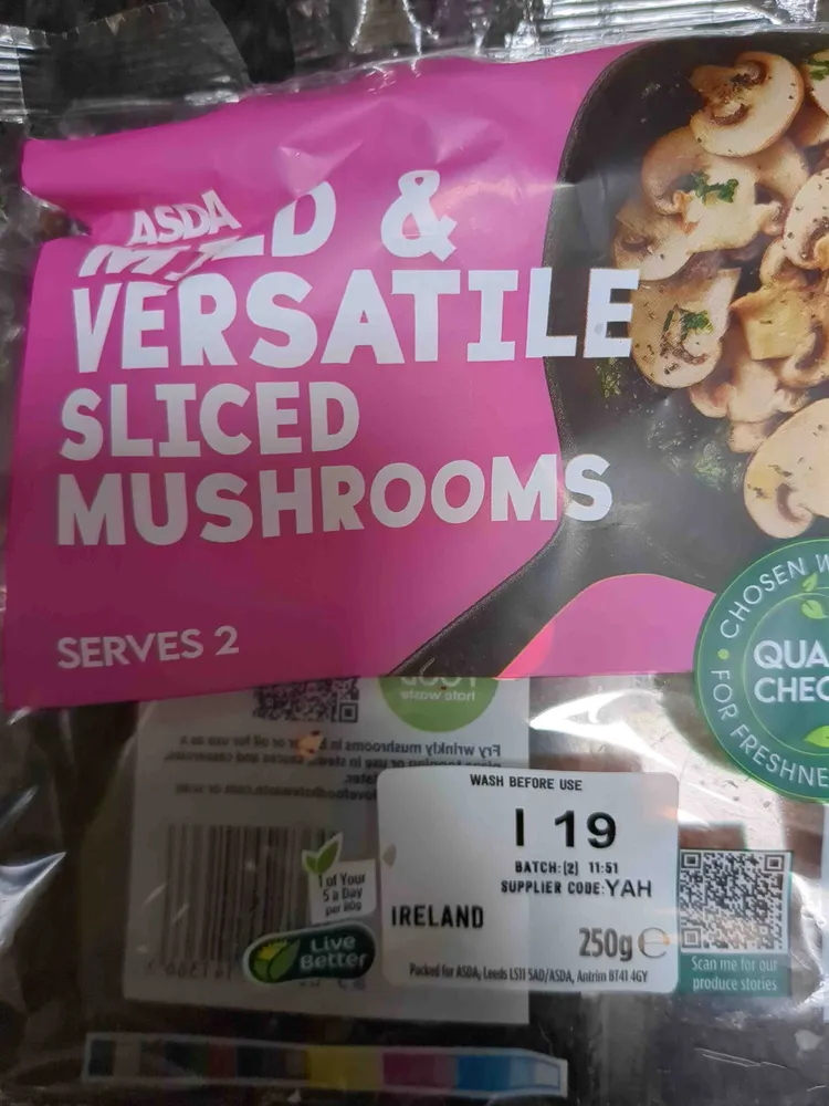 Sliced Mushrooms