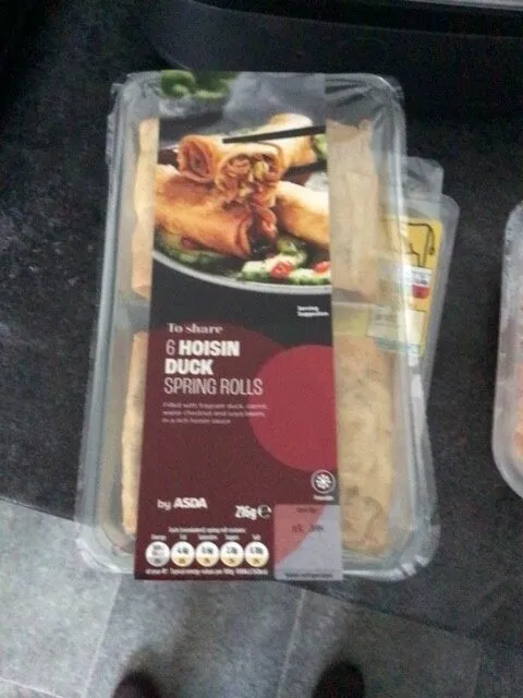 Hoisin Duck Spring Rolls