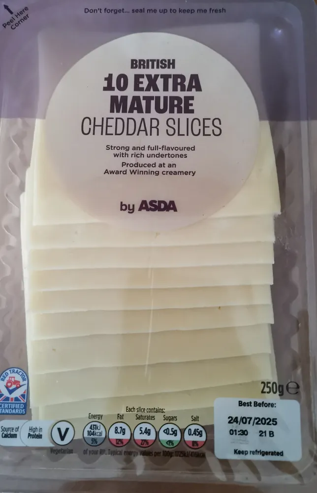 Extra Mature Cheddar Slices