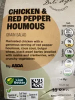 Chicken & Red Pepper Houmous Grain Salad