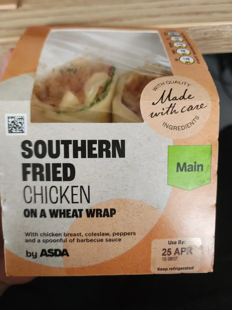 Southern Fried Chicken Wrap