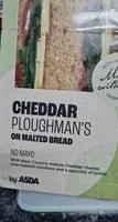 CHEDDAR PLOUGHMAN'S ON MALTED BREAD