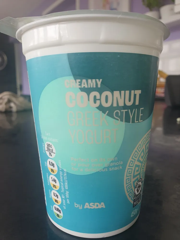 Creamy Coconut Greek Style Yogurt