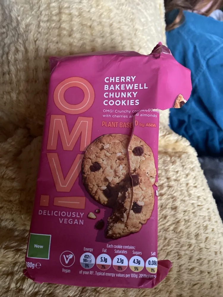 Cherry Bakewell Chunky Cookies