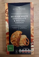 Belgian White Chocolate & Pretzel Cookies