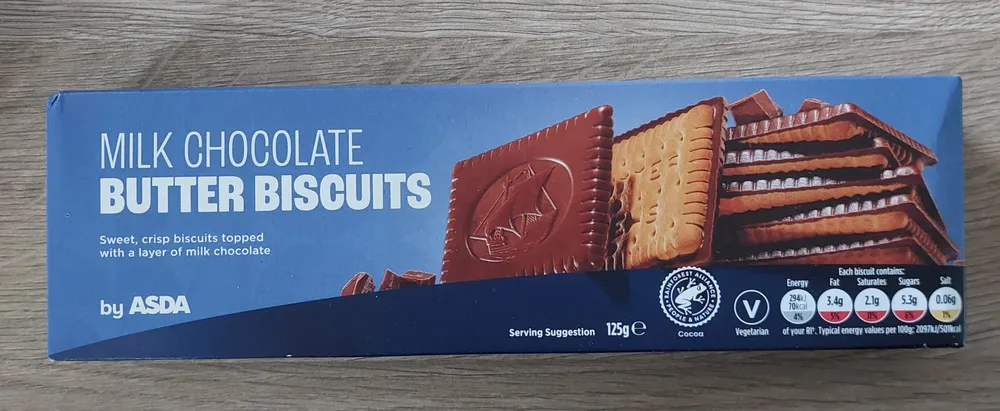 Milk Chocolate Butter Biscuits