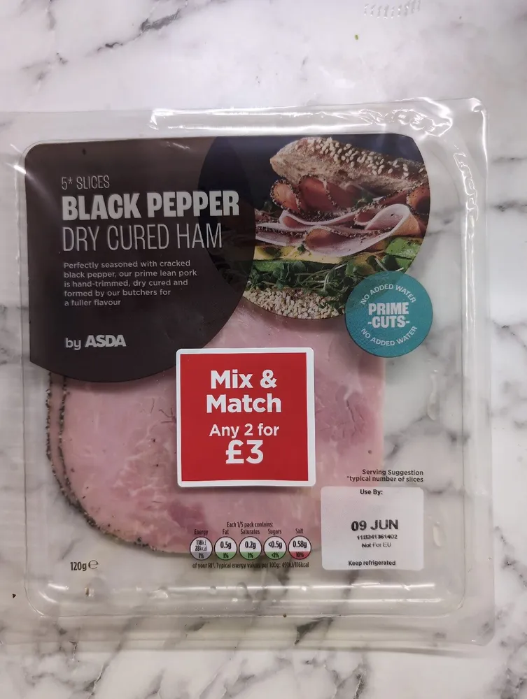 Black Pepper Dry Cured Ham