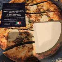 Garlic Mushroom, Truffle & Mascarpone Sourdough Pizza