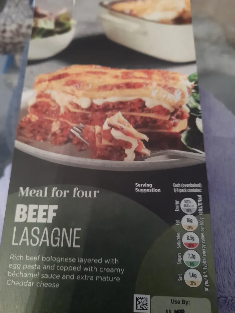 Beef Lasagne