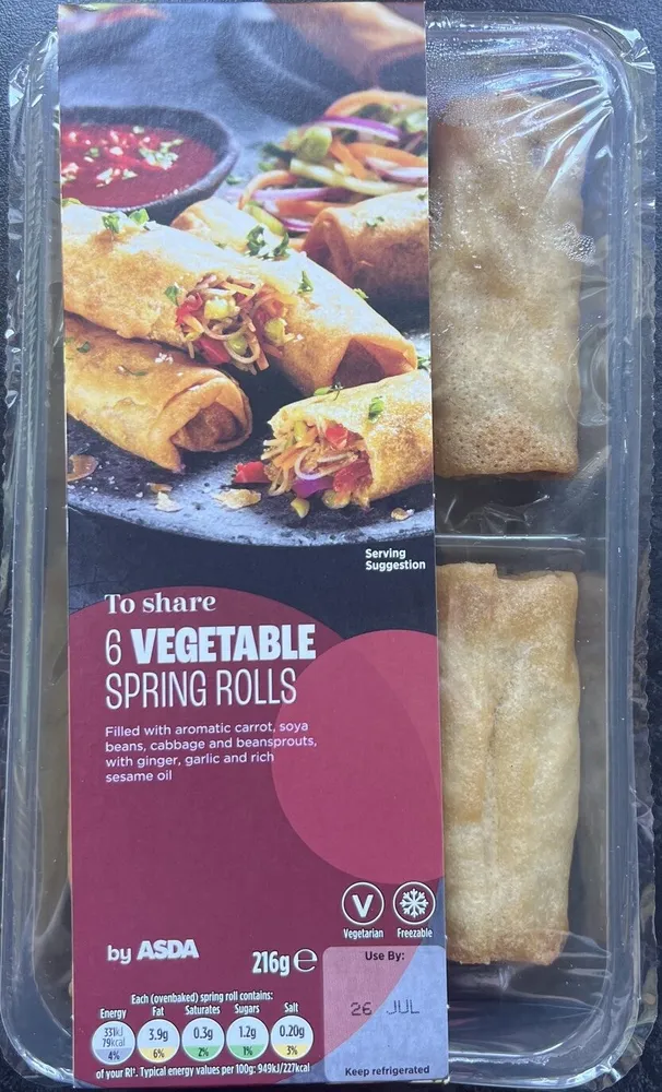 Vegetable Spring Rolls